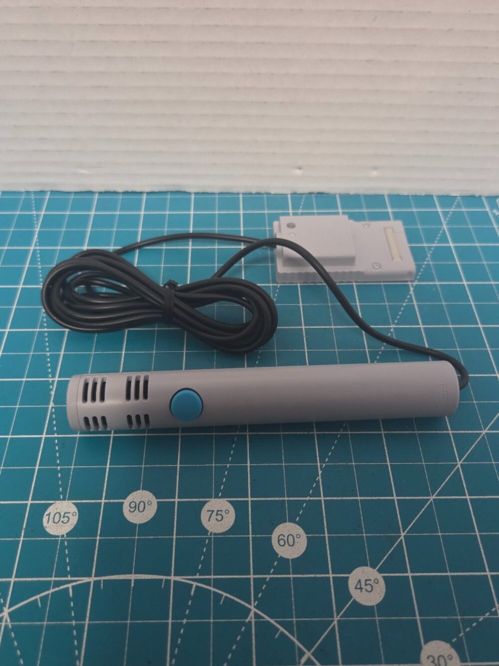 OFFICIAL NINTENDO GAMECUBE WII GRAY MICROPHONE MIC DOL-022 FOR MARIO PARTY 6 & 7